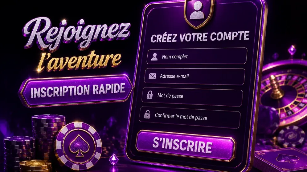 formulaire d'inscription en ligne sur écran d'ordinateur